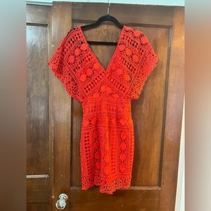 Lulus mini red dress